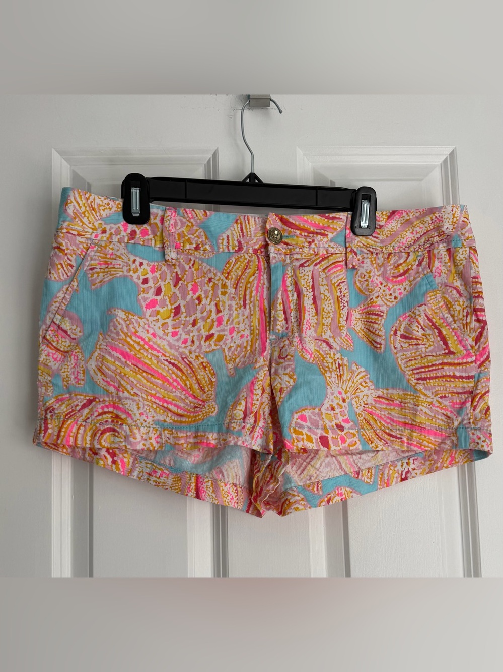 Lilly Pulitzer The Walsh Shorts Tini Bikini Print Size 14 3 1/2” Inseam Preppy